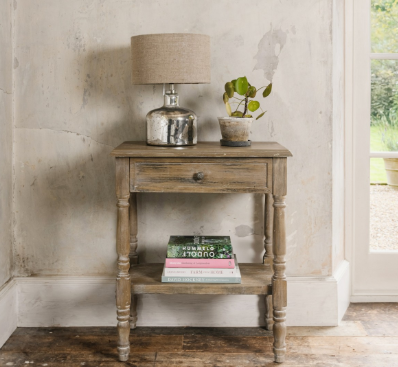 BEDSIDE TABLE CLOVELLY SINGLE DRAWER ONE SHELF