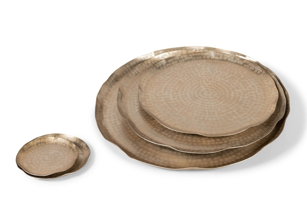 ANTIQUE GOLD METAL PLATES